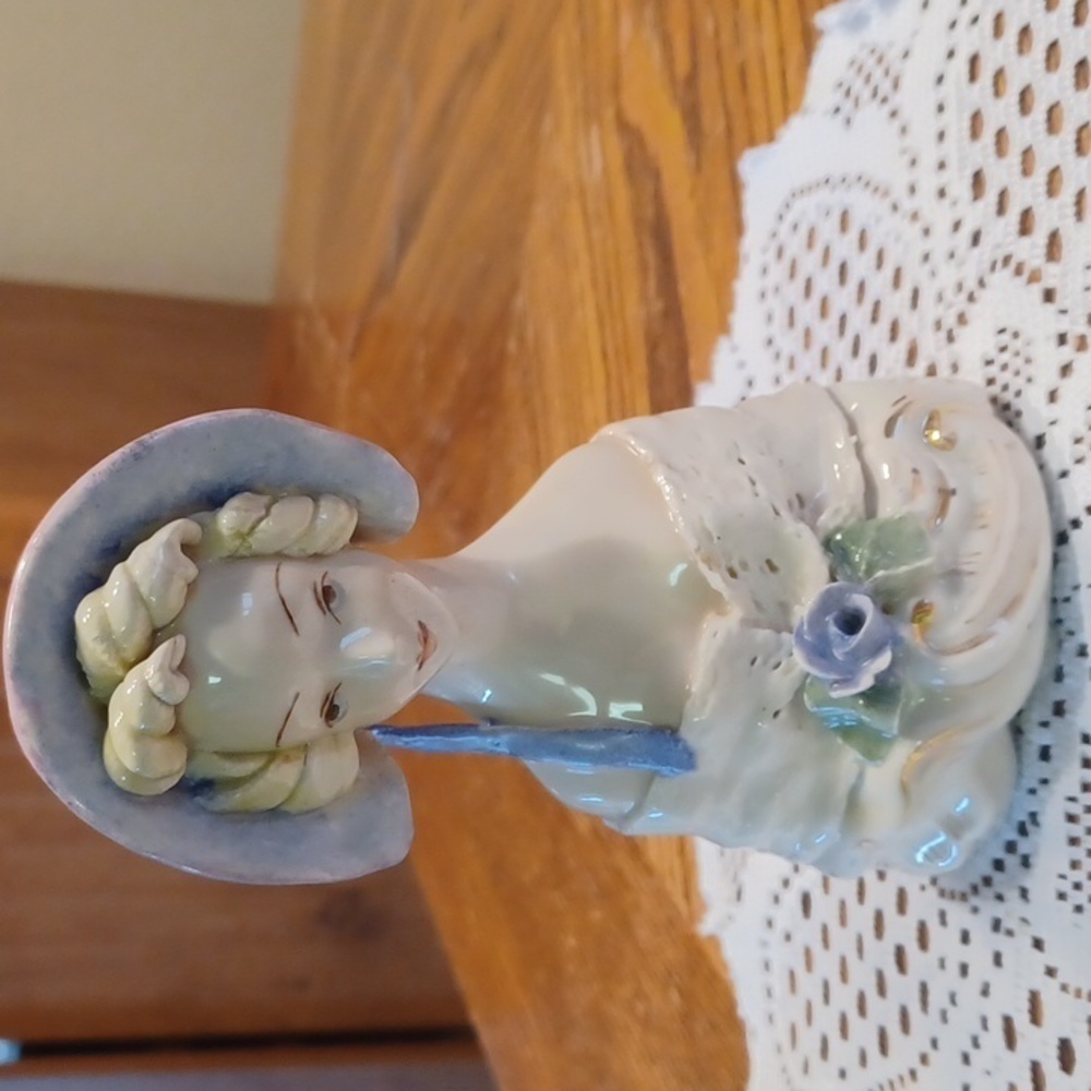 Vintage Cordey Victorian Lady Figurine Bust